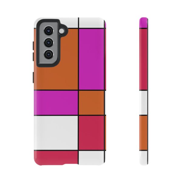 Rainbow Designs Mondrian Art On Tough Cases Custom Phone Cases For iPhone Google Pixel and Samsung Series - Image 55