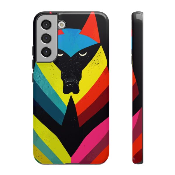 Rainbow Designs Wolf Head On Tough Cases Custom Phone Cases For iPhone Google Pixel and Samsung Series. - Image 87