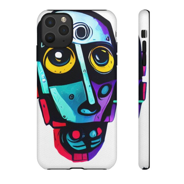 Rainbow Designs Robot On Tough Cases Custom Phone Cases For iPhone Google Pixel and Samsung Series - Image 24