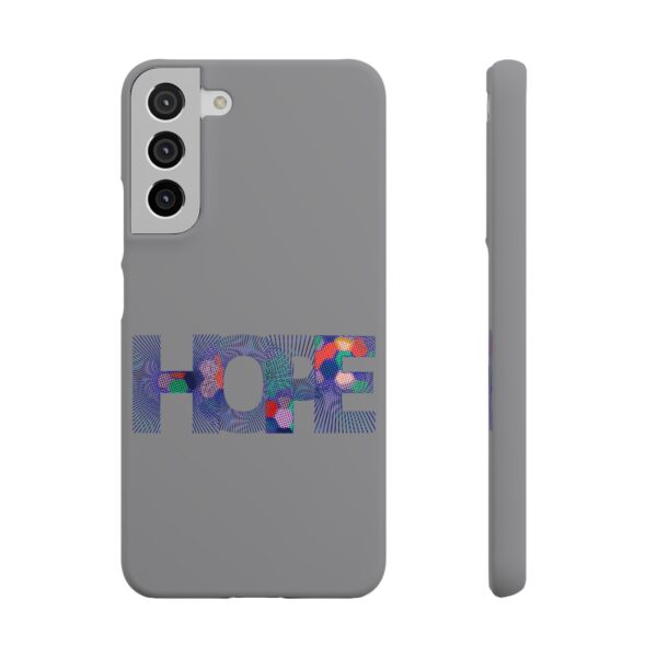 Rainbow Designs "HOPE" On Snap Cases For iPhone  and Samsung - Image 130