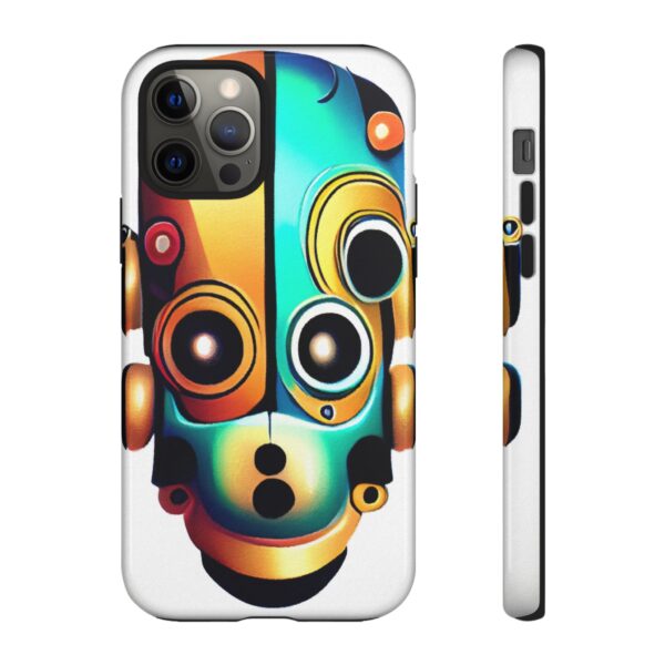 Rainbow Designs Robot On Tough Cases Custom Phone Cases For iPhone Google Pixel and Samsung Series - Image 35