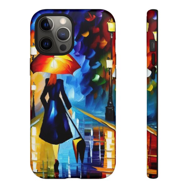 Rainbow Designs Woman With Umbrella On Tough Cases Custom Phone Case For iPhone and Samsung Series - Image 38