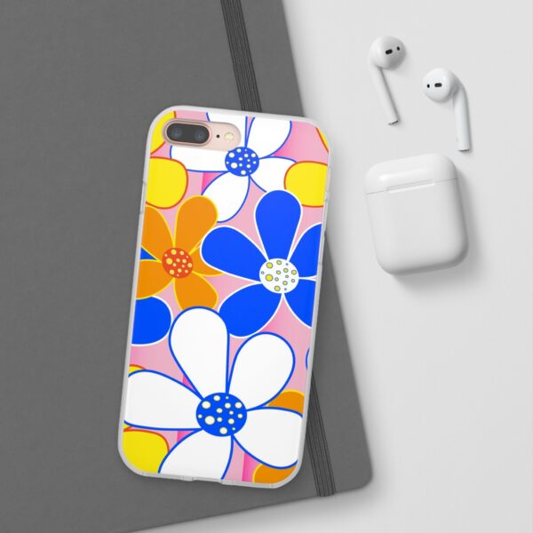 Cartoon Flowers Flexi Cases For iPhone and Samsung - Image 93