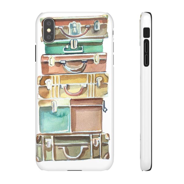 Suitcases stack Snap Cases Custom Phone Cases For Samsung Google Pixel and iPhone Lines - Image 25