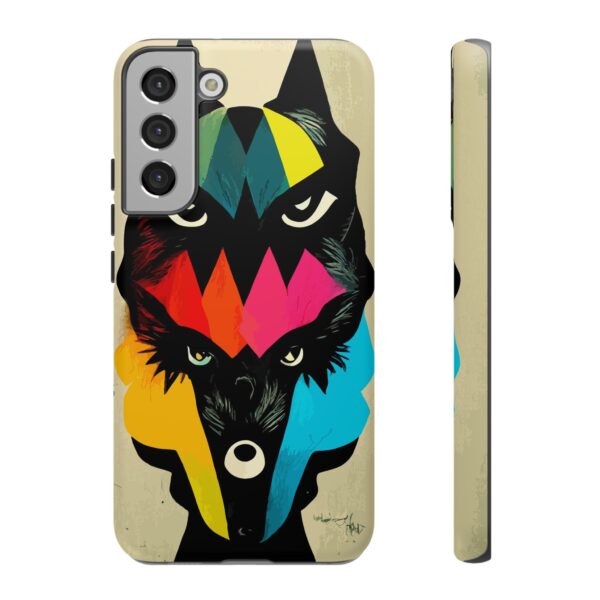 Rainbow Designs Wolf Head On Tough Cases Custom Phone Cases For iPhone Google Pixel and Samsung Series - Image 89