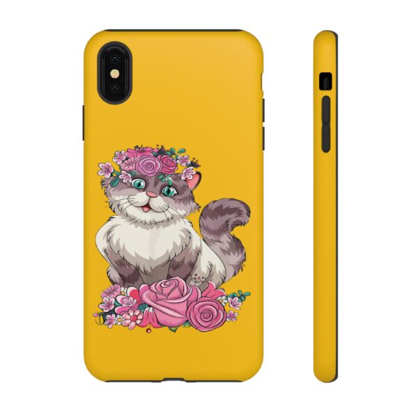 Rainbow Designs Cute Cat On Tough Cases Custom Phone Cases For iPhone Google Pixel and Samsung Series - Image 12