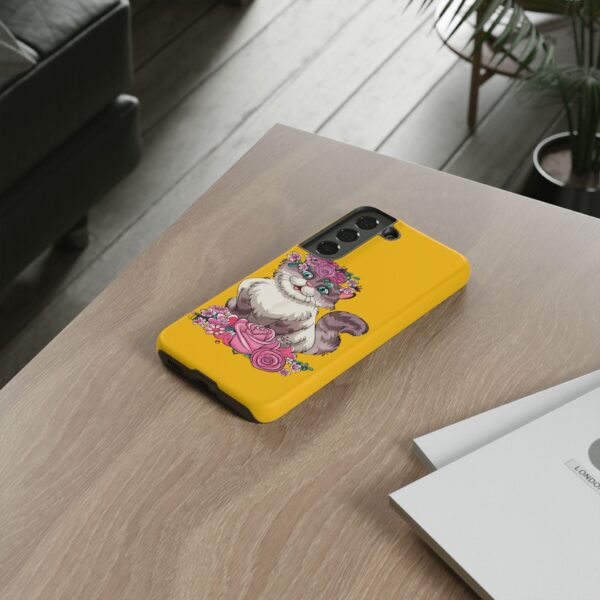 Rainbow Designs Cute Cat On Tough Cases Custom Phone Cases For iPhone Google Pixel and Samsung Series - Image 86