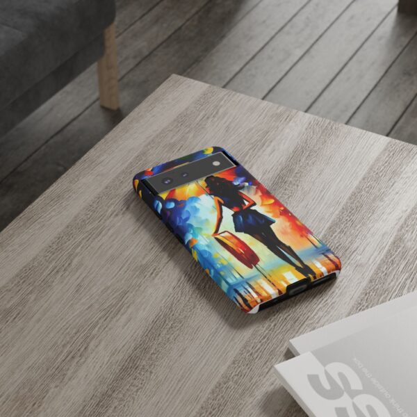 Rainbow Designs Woman With Umbrella On Tough Cases Custom Phone Case For iPhone and Samsung Series - Image 74