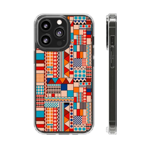 Patchwork Pattern Clear Cases For iPhone and Samsung - Image 7