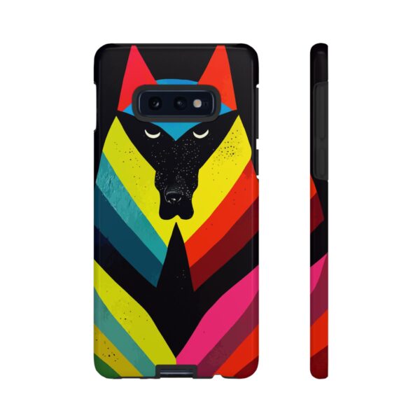 Rainbow Designs Wolf Head On Tough Cases Custom Phone Cases For iPhone Google Pixel and Samsung Series. - Image 13