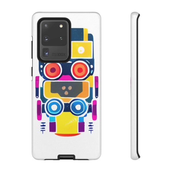 Rainbow Designs Robot On Tough Cases Custom Phone Cases For iPhone Google Pixel and Samsung Series - Image 27