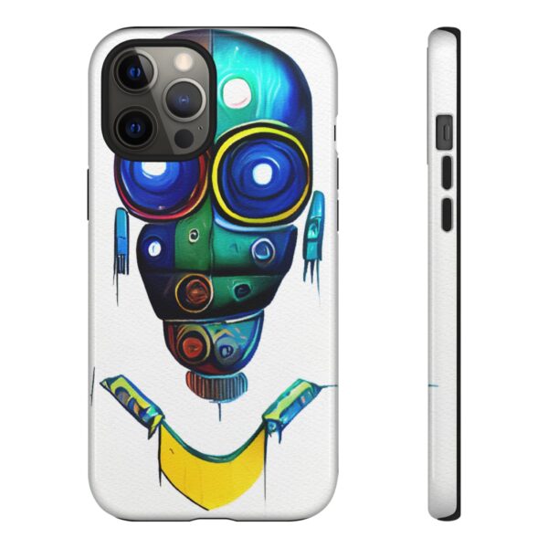 Rainbow Designs Robot On Tough Cases Custom Phone Cases For iPhone Google Pixel and Samsung Series - Image 13