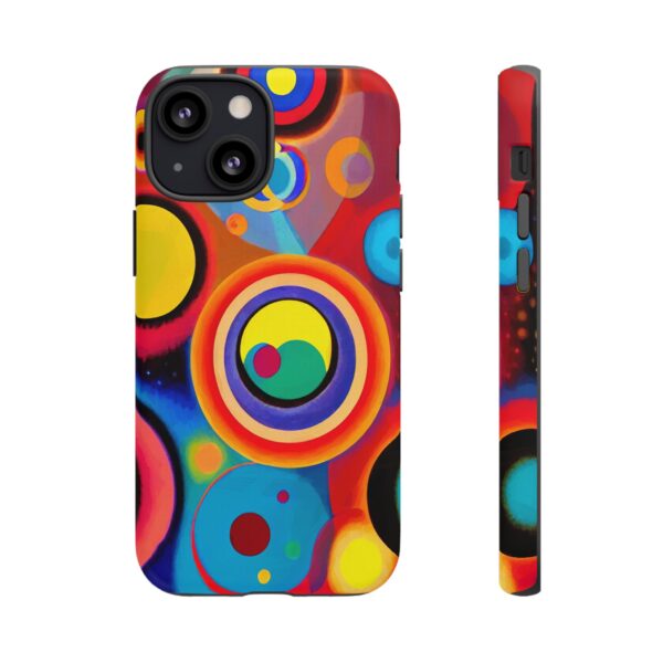 Rainbow Designs Circles in Circles On Tough Cases Custom Phone Cases For iPhone Google Pixel and Samsung Series - Image 45