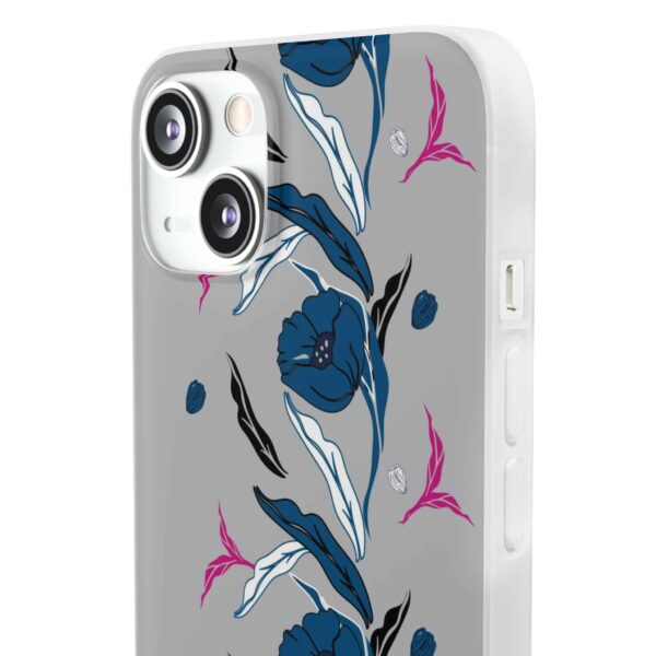 Rainbow Designs Blue Poppies On Flexi Cases Custom Phone Cases For iPhone and Samsung Series - Image 128