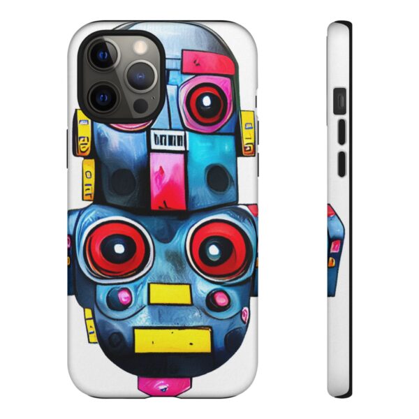 Rainbow Designs Robot On Tough Cases Custom Phone Cases For iPhone Google Pixel and Samsung Series - Image 38