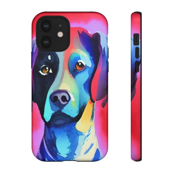 Rainbow Designs Dog Portrait On Tough Cases Custom Phone Cases For iPhone Google Pixel and Samsung Series - Image 33