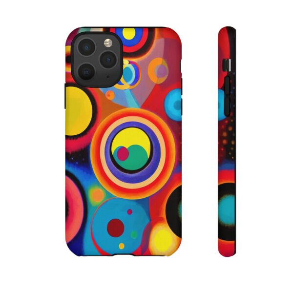 Rainbow Designs Circles in Circles On Tough Cases Custom Phone Cases For iPhone Google Pixel and Samsung Series - Image 22