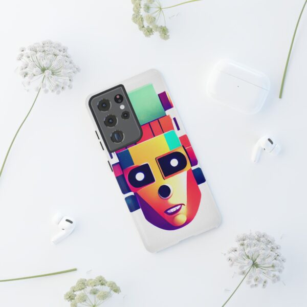 Rainbow Designs Robot On Tough Cases Custom Phone Cases For iPhone Google Pixel and Samsung Series - Image 64