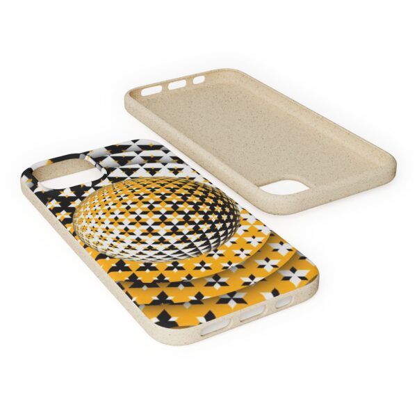 Yellow Gold Sphere Biodegradable Cases For iPhone and Samsung - Image 72