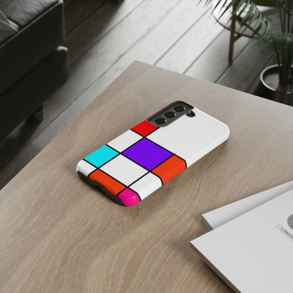 Rainbow Designs Mondrian Art On Tough Cases Custom Phone Cases For iPhone Google Pixel and Samsung Series - Image 84