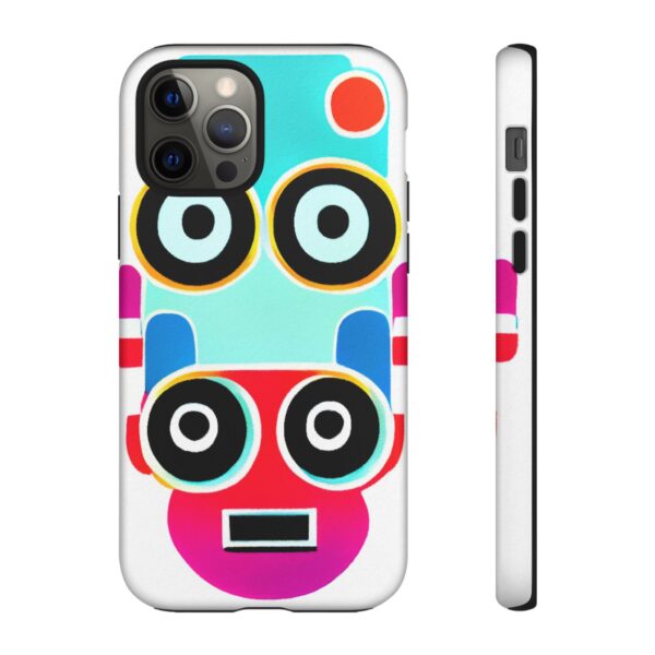 Rainbow Designs Robot On Tough Cases Custom Phone Cases For iPhone Google Pixel and Samsung Series - Image 36