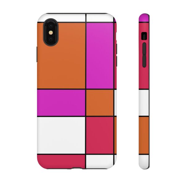 Rainbow Designs Mondrian Art On Tough Cases Custom Phone Cases For iPhone Google Pixel and Samsung Series - Image 12