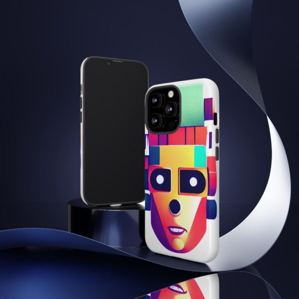 Rainbow Designs Robot On Tough Cases Custom Phone Cases For iPhone Google Pixel and Samsung Series - Image 50