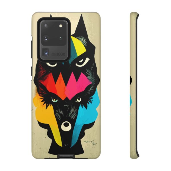 Rainbow Designs Wolf Head On Tough Cases Custom Phone Cases For iPhone Google Pixel and Samsung Series - Image 28