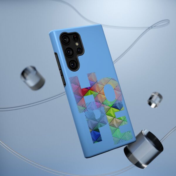 Rainbow Designs "HOPE" On Impact-Resistant Cases For Samsung and iPhone Light Blue - Image 78