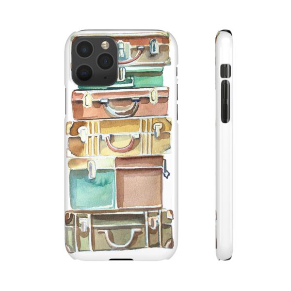 Suitcases stack Snap Cases Custom Phone Cases For Samsung Google Pixel and iPhone Lines - Image 47