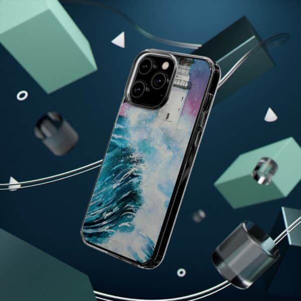 Crashing Waves Clear Case 🌊 for the enchanting iPhone 14! 📱✨ - Image 67