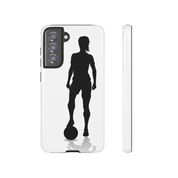 Silhouette Football Player Women Tough Cases Custom Phone Cases For iPhone Google Pixel and Samsung Series - Image 65