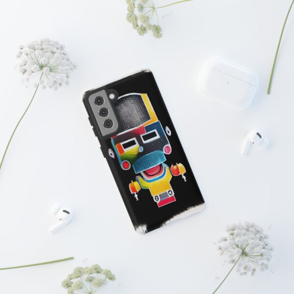 Rainbow Designs Robot On Tough Cases Custom Phone Cases For iPhone Google Pixel and Samsung Series - Image 56