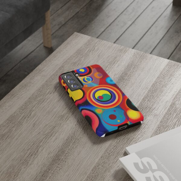 Rainbow Designs Circles in Circles On Tough Cases Custom Phone Cases For iPhone Google Pixel and Samsung Series - Image 80