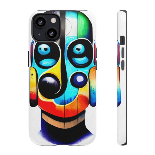 Rainbow Designs Robot On Tough Cases Custom Phone Cases For iPhone Google Pixel and Samsung Series - Image 41