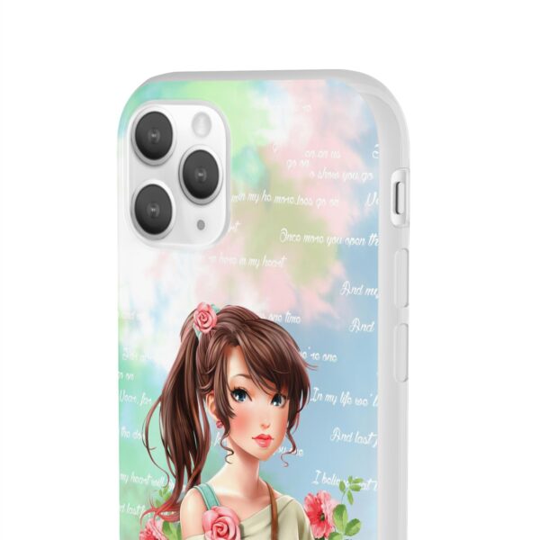 Girl With Flowers Flexi Cases for Samsung and iPhone - Image 38