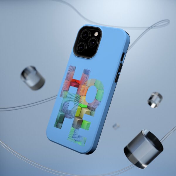 Rainbow Designs "HOPE" On Impact-Resistant Cases For Samsung and iPhone Light Blue - Image 24