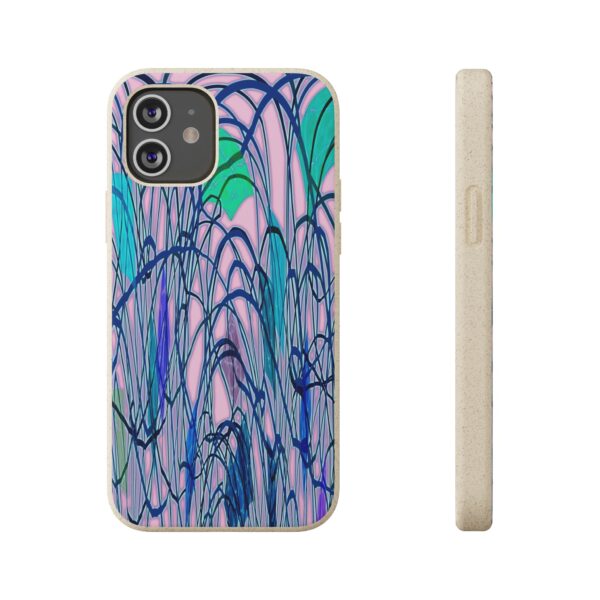 Curved Striped Pattern Biodegradable Cases For IPhone & Samsung  🌿 - Image 21