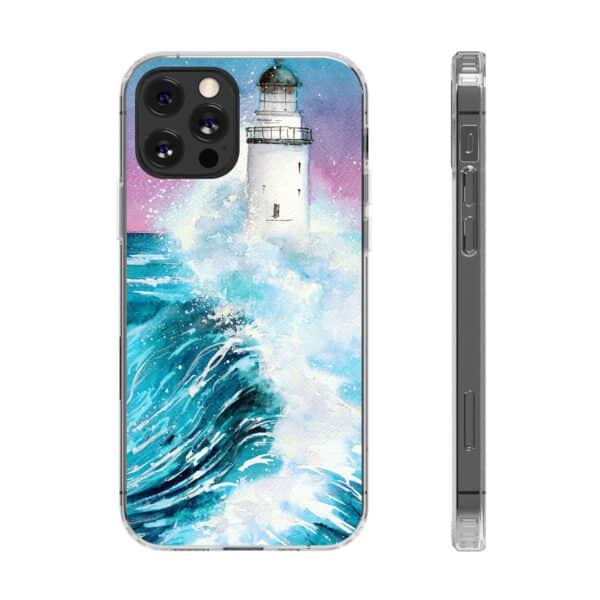 Crashing Waves Clear Case 🌊 for the enchanting iPhone 14! 📱✨ - Image 28