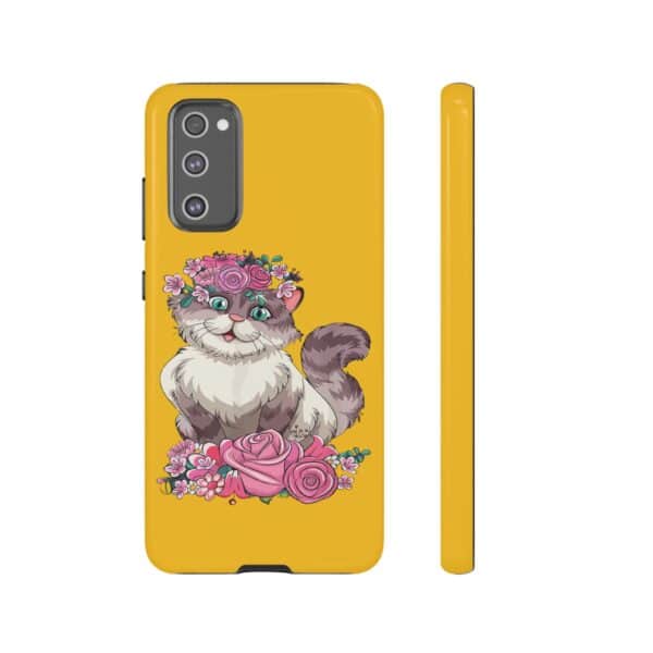 Rainbow Designs Cute Cat On Tough Cases Custom Phone Cases For iPhone Google Pixel and Samsung Series - Image 75