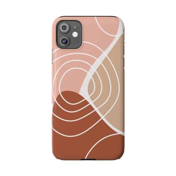 Abstract Color Block With White Circle Slim Phone Cases Case-Mate Custom Phone Cases For iPhone and Samsung Galaxy Models - Image 11