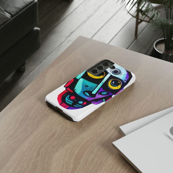 Rainbow Designs Robot On Tough Cases Custom Phone Cases For iPhone Google Pixel and Samsung Series - Image 86