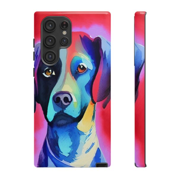 Rainbow Designs Dog Portrait On Tough Cases Custom Phone Cases For iPhone Google Pixel and Samsung Series - Image 91