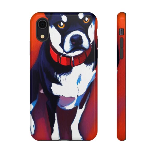 Rainbow Designs Dog Portrait On Tough Cases Custom Phone Cases For iPhone Google Pixel and Samsung Series. - Image 7