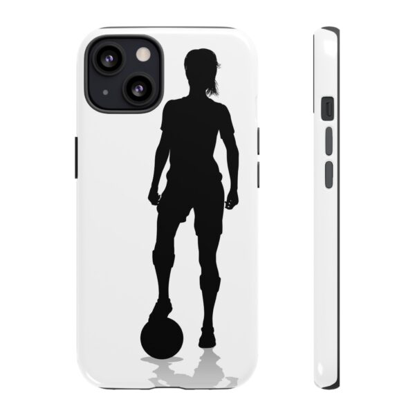 Silhouette Football Player Women Tough Cases Custom Phone Cases For iPhone Google Pixel and Samsung Series - Image 33