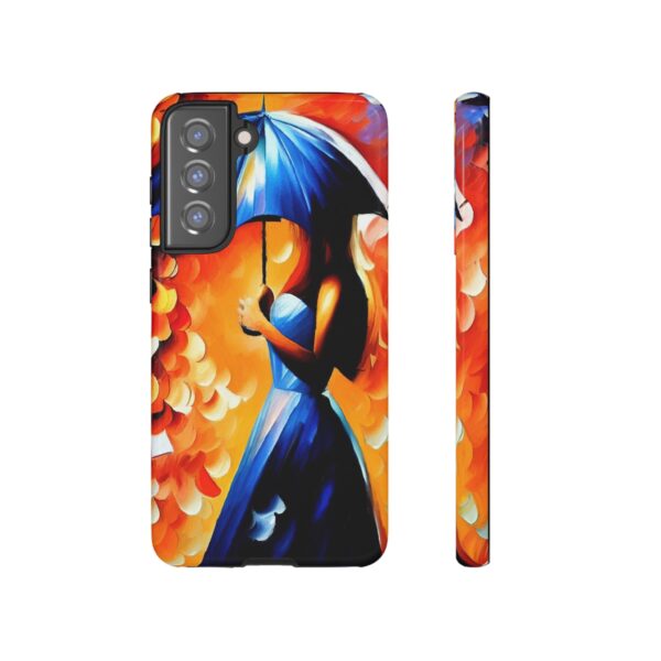 Rainbow Designs Woman With Umbrella On Tough Cases Custom Phone Case For iPhone and Samsung Series - Image 79