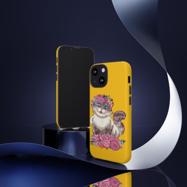 Rainbow Designs Cute Cat On Tough Cases Custom Phone Cases For iPhone Google Pixel and Samsung Series - Image 46