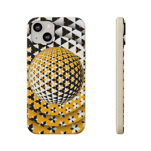 Yellow Gold Sphere Biodegradable Cases For iPhone and Samsung - Image 69