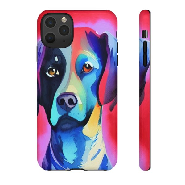 Rainbow Designs Dog Portrait On Tough Cases Custom Phone Cases For iPhone Google Pixel and Samsung Series - Image 23