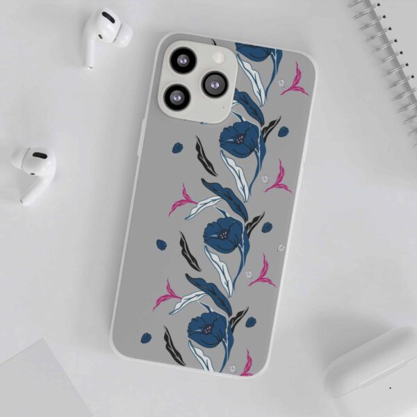 Rainbow Designs Blue Poppies On Flexi Cases Custom Phone Cases For iPhone and Samsung Series - Image 138